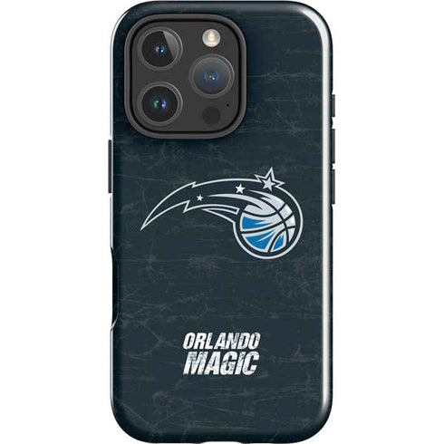 NBA Orlando Magic Black Secondary Logo iPhone 16 Pro Impact Case